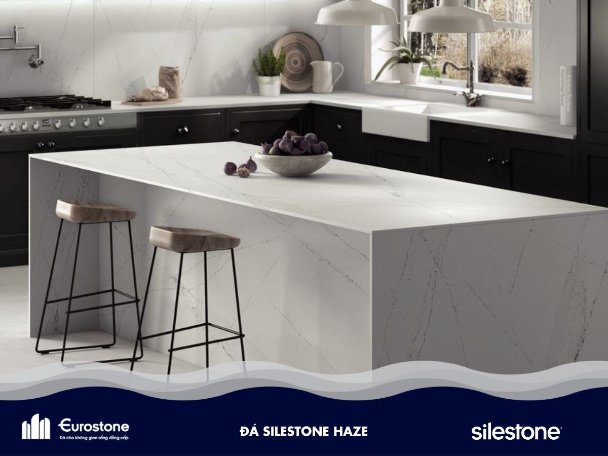 đá làm bàn bếp silestone haze