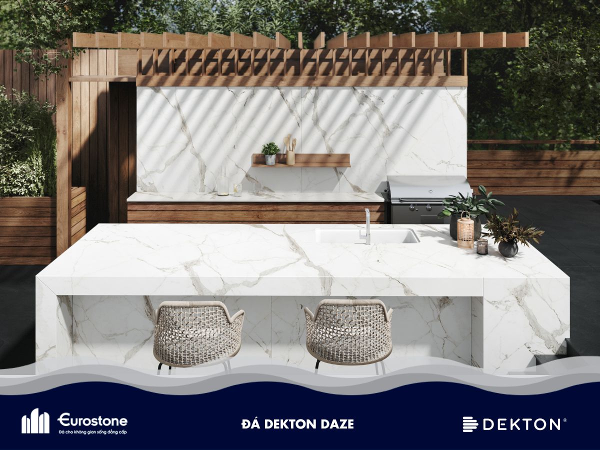 đá làm mặt bếp dekton daze